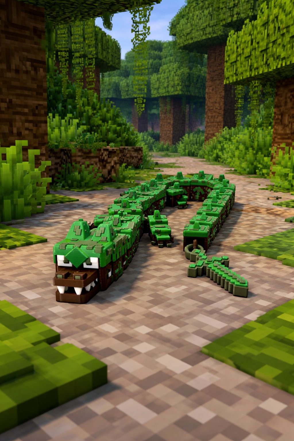 3d Printed Minecraft Dragon