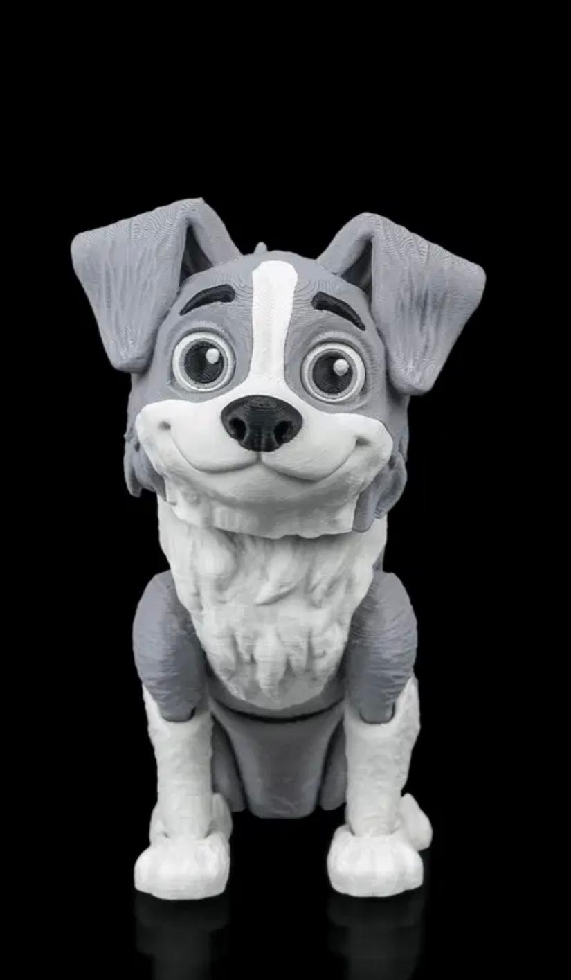 Articulated Collie With Frisby