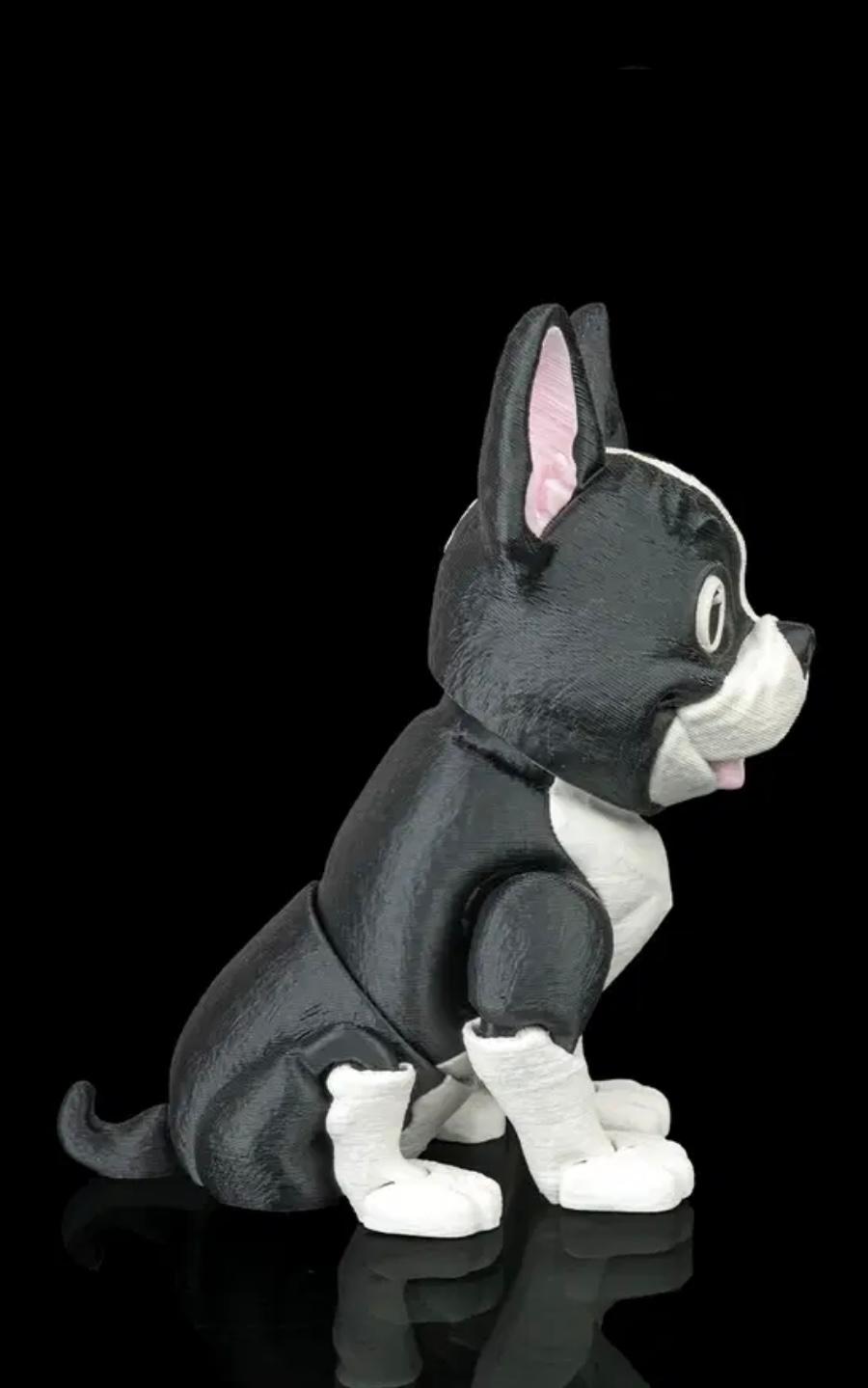French Bulldog With Moving Parts