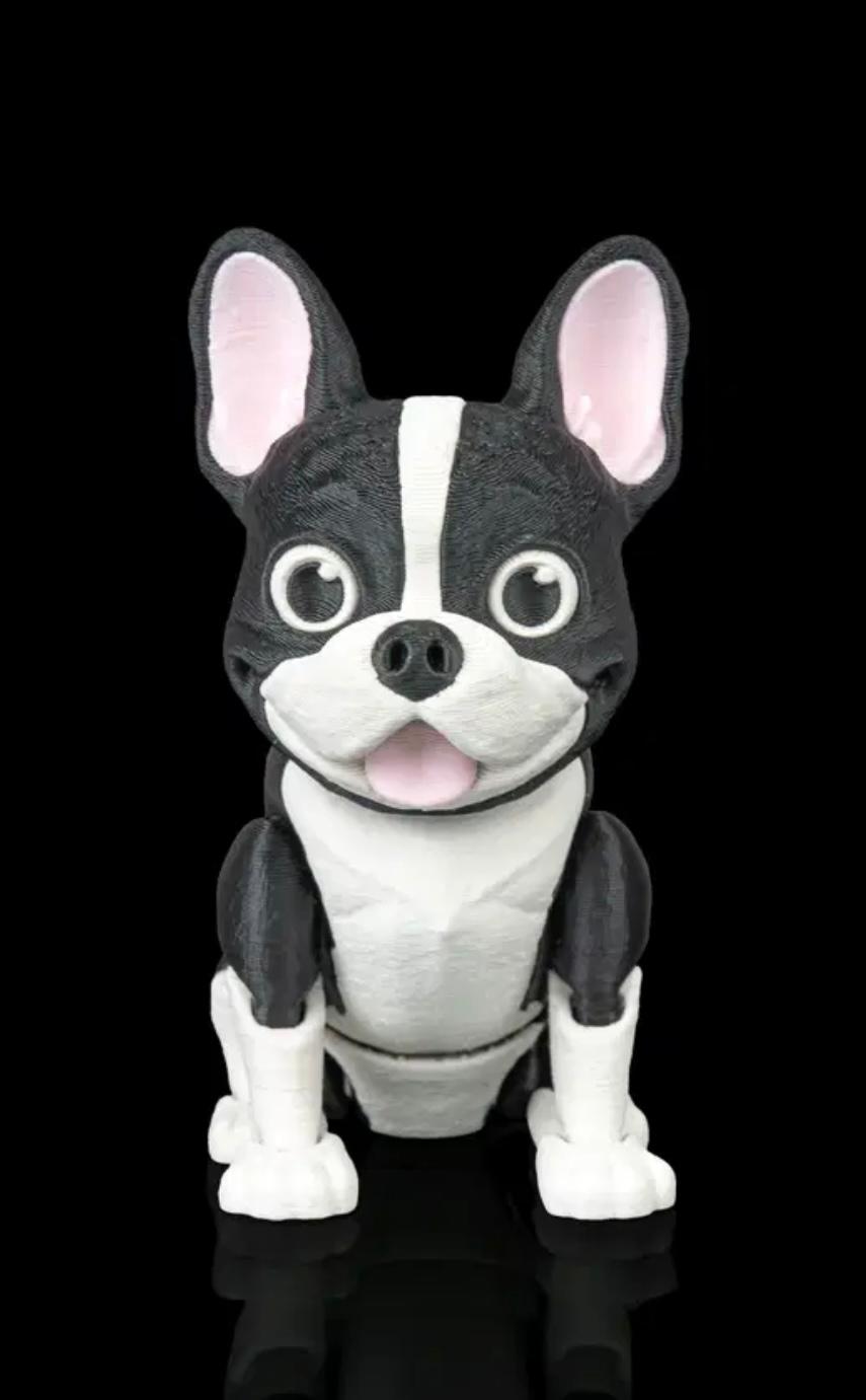 French Bulldog With Moving Parts