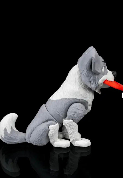 Articulated Collie With Frisby