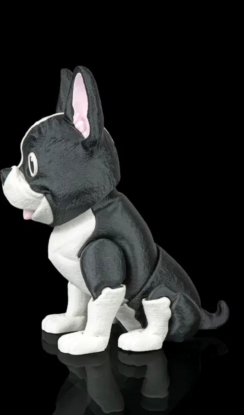 French Bulldog With Moving Parts